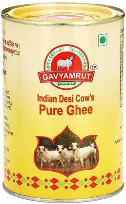 Gavyamrut A2 Indian Desi Cow Pure Ghee Made from Desi cow's Milk Ghee Can