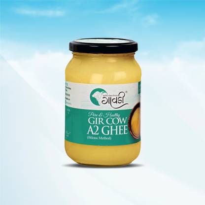 GAWDEE Gir Cow Premium A2 |Grassfed, Cultured|Traditional Ghee Glass Bottle