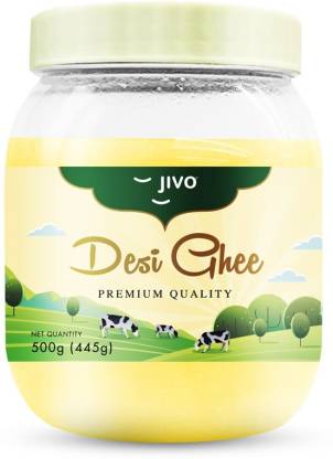 JIVO Desi Ghee 100% Pure, Natural & Healthy 500 g Plastic Bottle