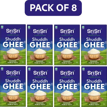 Sri Sri Tattva Shuddh Ghee - Danedar, Pure & Tasty Tetrapack