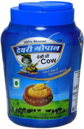 DAIRY GOPAL 500ml cow ghee jar Drum