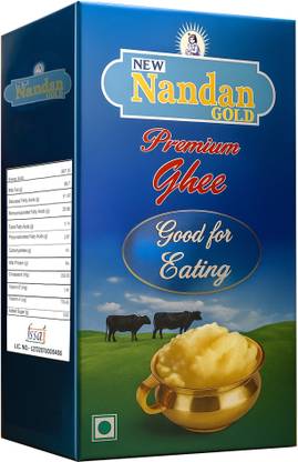 NEW NANDAN GOLD Premium Cow Ghee for a Healthy Life | Rich, Aromatic, and Nutritious Ghee Tetrapack