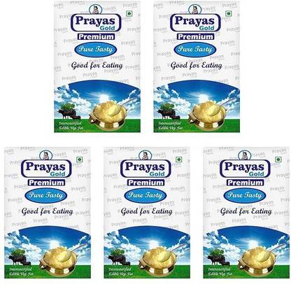 PRAYAS GOLD Vegetable Vegan Ghee | Natural & Fresh | Rich Aroma | Granular Texture | Ghee Tetrapack