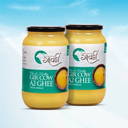 GAWDEE Gir Cow Premium A2 |Made in Small Batches|Desi Gir Cow Ghee Glass Bottle