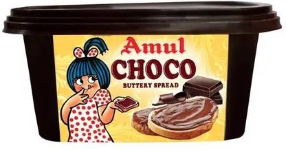 Amul Choco Buttery Spread, 200 g Tub Box