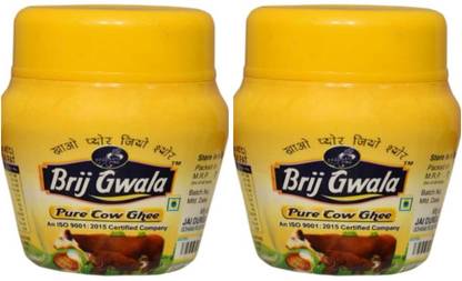 brij gwala Pure Cow Ghee for Better Digestion and Immunity Ghee Mason Jar