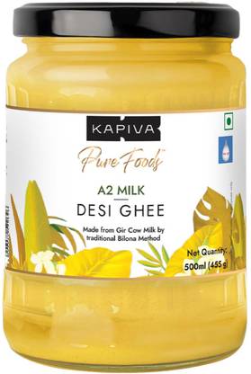Kapiva A2 Desi Ghee Glass Bottle