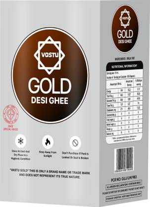 vastu Gold Premium DESI Pure and Healthy Ghee Tetrapack