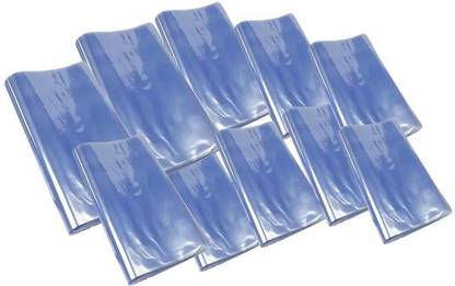 rnSurya PVC Heat Shrink Wrap Film (4 inches width, 10 Meter Length) X 10 pack PVC Heat Shrink film tube Transparent, use by heat air gun for finishing object Heat Shrink tube Gift Wrapper