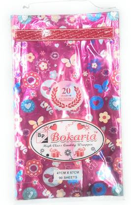 Bokaria Gift wrapping sheets designer floral print gift packing paper Flower prints design printed gift packing paper Bopp base Gift Wrapper