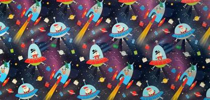 Skywalk Christmas Gift Wrapping Paper Sheets Set of 25 (Size-19.5 x 29.5 Paper Gift Wrapper
