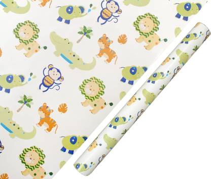 Skywalk Jungle Animal Safari Theme Gift Wrapping Paper Sheets Set of 25 jungle animal Wrapping Paper Sheet Gift Wrapper