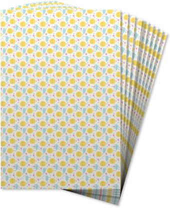 100yellow Emoji Expressions Wrapping Paper Sheets| Paper Gift Wrapper