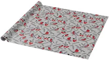 IKEA Gift wrap roll, bird pattern grey, 3x0.7 Mtrs (9.84x2.30 '). Paper Gift Wrapper