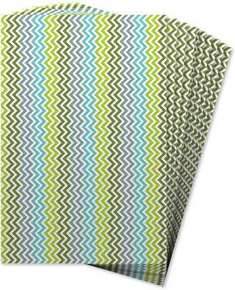 100yellow Wave Designs: Waves of Wonder Wrapping Paper Sheets| Paper Gift Wrapper
