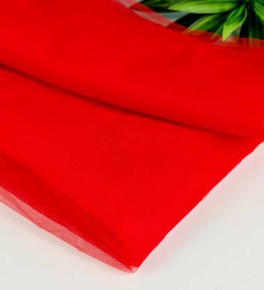 Satyam Kraft 10 Meter Multi Purpose Net Cloth for Decoration, for Parties,Packing PLAIN fabric Gift Wrapper