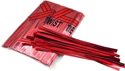 Icify Twist Ties Packing Metallic Twisting Ties-Packing 900 Pcs Packing Metallic Gift Wrapper