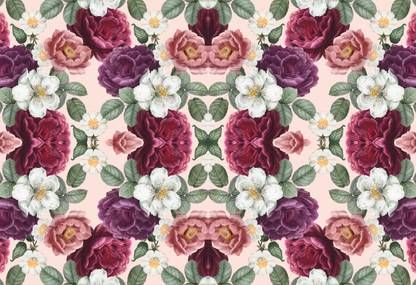 JORAS Romantic floral background Gift Wrapping Paper PAPER Gift Wrapper