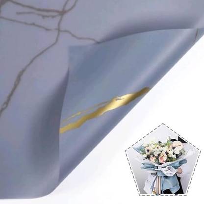 KTrading Waterproof Korean Style Bouquet Flower Wrapping Paper Plastic Gift Wrapper