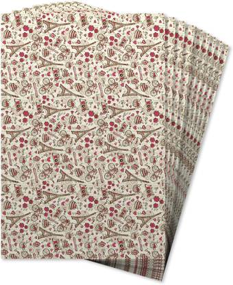 100yellow Parisian Charm: Eiffel Tower Delight Wrapping Paper Sheets| Paper Gift Wrapper