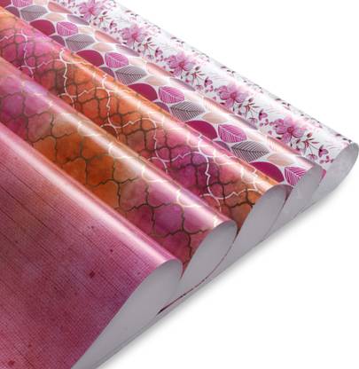 LITTLE BIRDIE Rosy Delight - Gift Wraps - Pack of 10 (Each Design 2 Sheets) Paper Gift Wrapper