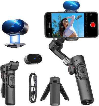 Hold up Gimbal Stabilizer Smart XE AI NO APP AI Tracking Gesture Control 3-Axis Foldable 3 Axis Gimbal for Mobile