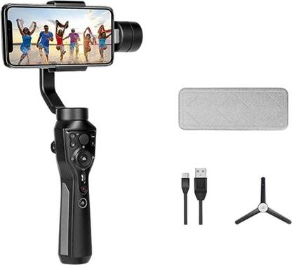 TechKing Smooth 4 3-Axis Handheld Gimbal Stabilizer YouTube Video Vlog Tripod Single Gimbal for Mobile