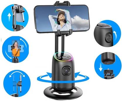 ZARRY Auto Face Tracking Video Recording Gimbal Stabilizer Mobile Camera 2 Axis Gimbal for Mobile