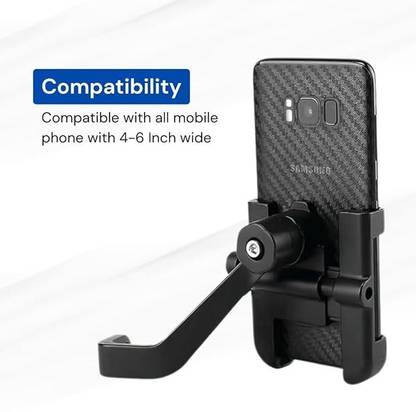 RPC99 Fp_Bike Mobile Holder_black Single Gimbal for Mobile, Camera