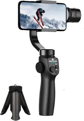 Omexcart 3-Axis Black Smartphone Gimbal Foldable AI Face/Object face Tracking 3 Axis Gimbal for Mobile