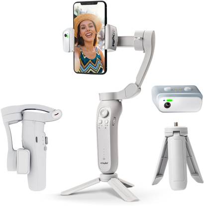 DIGITEK DSG-007F AI 3 Wide Angle Smartphone with AI Face Tracking 3 Axis Gimbal for Camera, Mobile