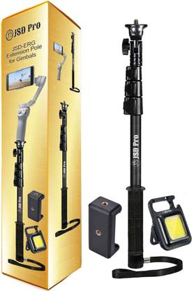 JSD PRO - Extension Pole for All type of Smartphone, Action Camera & 3 Axis Gimbal for Mobile