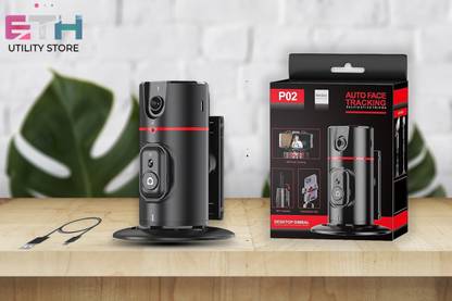 ETH P02 360° Rotation Auto Tracking Phone Holder Moving Tripod 2 Axis Gimbal for Mobile, Camera