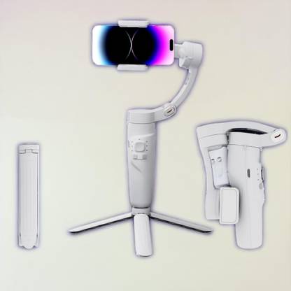 Ezerio M1 Smartphone Gimbal Stabilizer with Auto Face Tracking & Selfie Stick 3 Axis Gimbal for Mobile