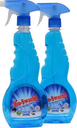 Bio- Swachh Bio Swachh Glass and Multisurface Cleaner Sparking Shine 500 ml (Pack of 2)