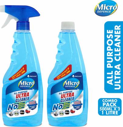 MicroDefence All Purpose Glass Cleaner|Cleans Glass,Mirror,TV,Kitchen,Wood & Over 150 objects
