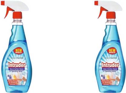 Intruder Glass and Surface Cleaner for Sparkling Shine - All in 1