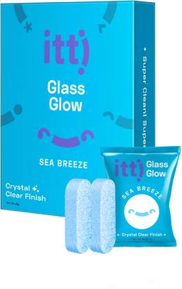 itti Glass Glow | 2 Tablets In A Box | Ideal For Mirrors & Window | Sparkling Finish