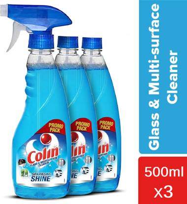 Colin Glass and Surface Cleaner Liquid Spray, Regular,