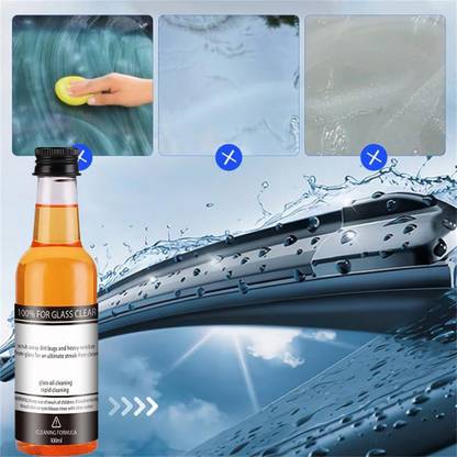 Skookum Car Glass Oil Film Cleaner Easy Auto Car Glass Polishing for Windshield|