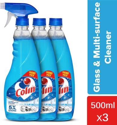 Colin Glass and Surface Cleaner Liquid Spray, Regular,