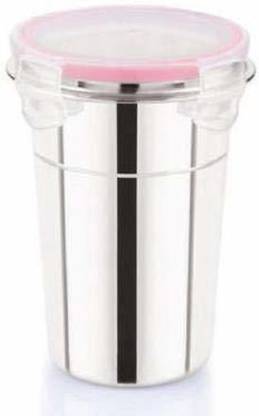 Sygnius Steel Leak Proof, Airtight, Dust Proof Glass Tumbler with Lid 600 ml Bottle