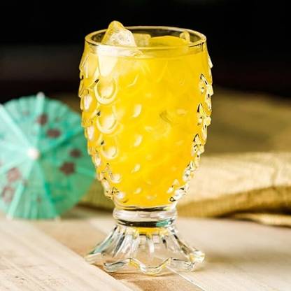 VM PARTNER (Pack of 3) Juice and Water Drinking Glass 280ml Set of (3) Glass Set Water/Juice Glass