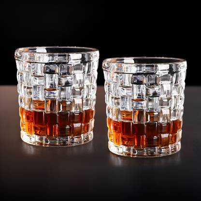 UMAI (Pack of 2) | Glass For Drinks | Glass Set Whisky Glass