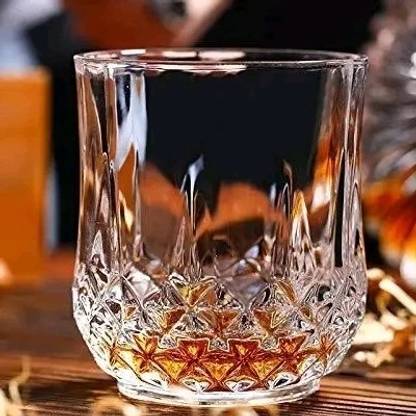 CRYSTIVA (Pack of 2) WG_061 Glass Set Whisky Glass