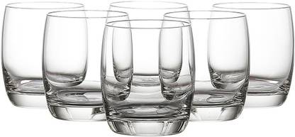 Crystalglasses (Pack of 6) Ivory Drinking Glasses_new Glass Set Water/Juice Glass