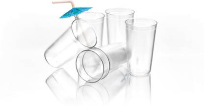 carry (Pack of 6) Commercial Glasses for Home & Restaurant (Unbreakable & Scratch Resistant) Glass Set Water/Juice Glass