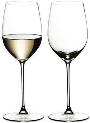 Maruti Mart (Pack of 2) stylish trendy 2 pack red & white wine glass Glass Set Glass Wine Glass