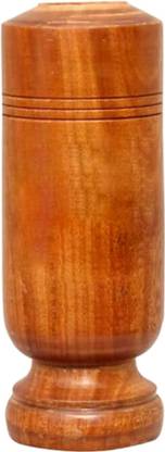 grinbizz Vijaysar Wood Tumbler | Sugar Free Tumbler | Diabetic Tumbler | Glass Water/Juice Glass