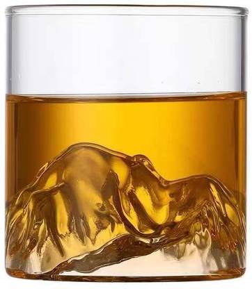 Silver Martini Mountain Whiskey Glass Large Glass Cocktail Glass